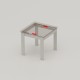 SLIDE WITH FOLDING TABLE LEAF, 60cm SLIDE MECHANISMS FOR FOLDING TABLE LEAF